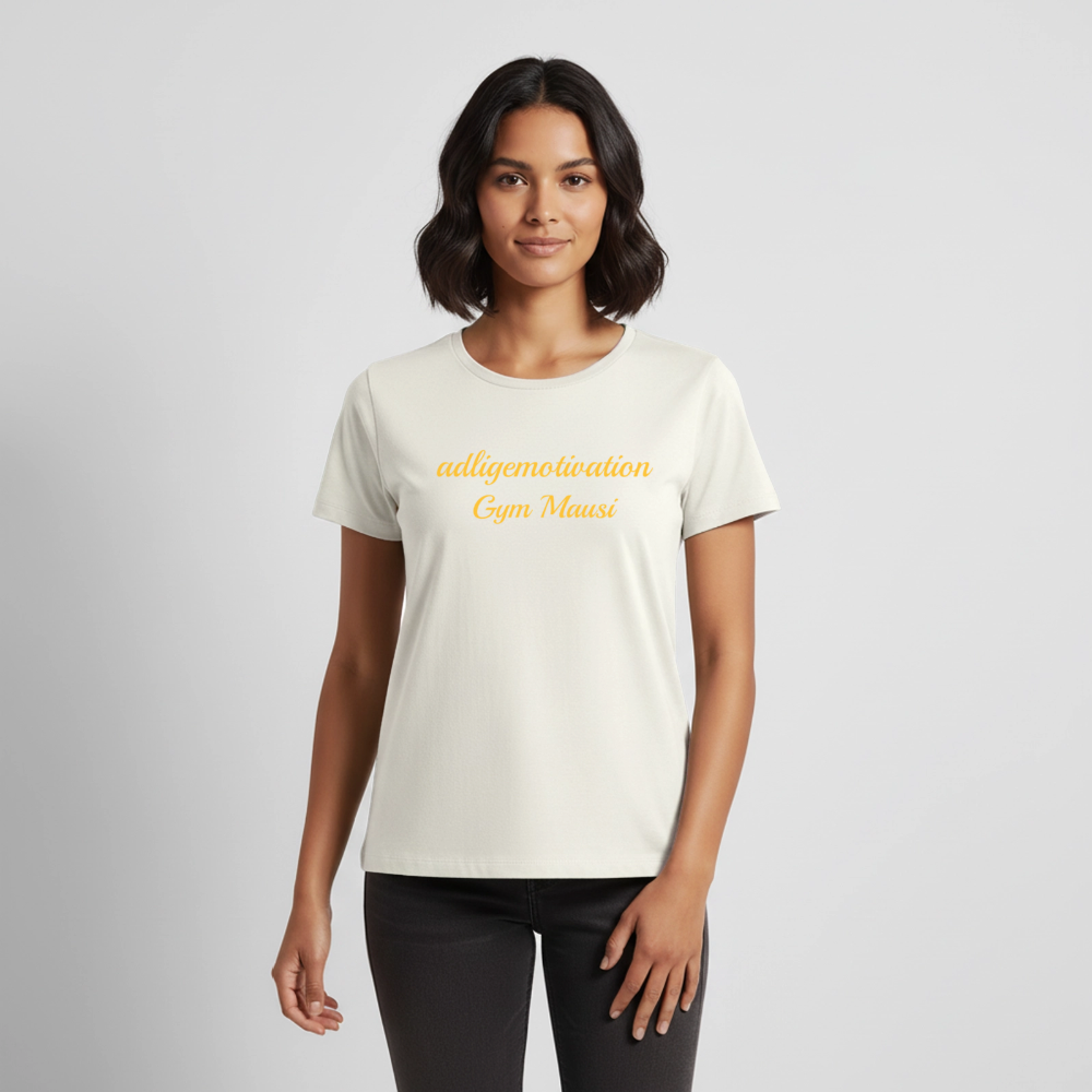 Gym Mausi Premium  T-Shirt - off white