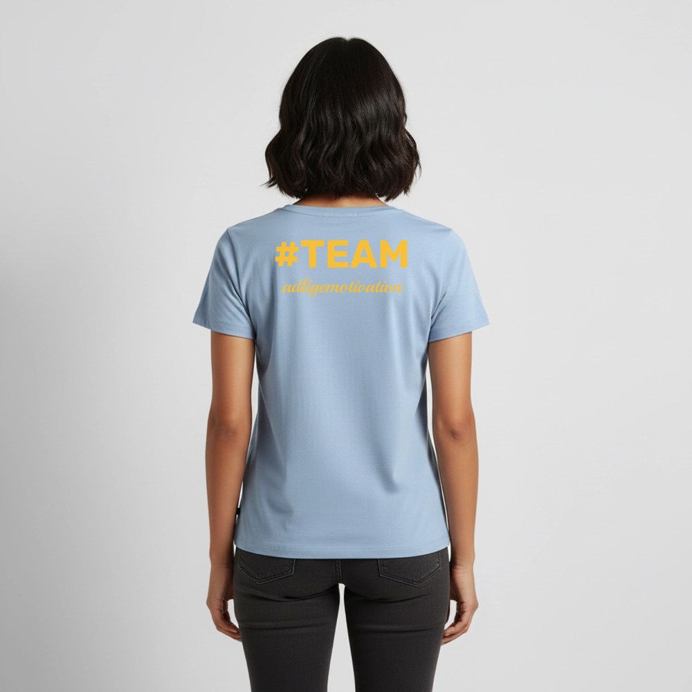 #TEAM adligemotivation Premium Logo T-Shirt - light blue