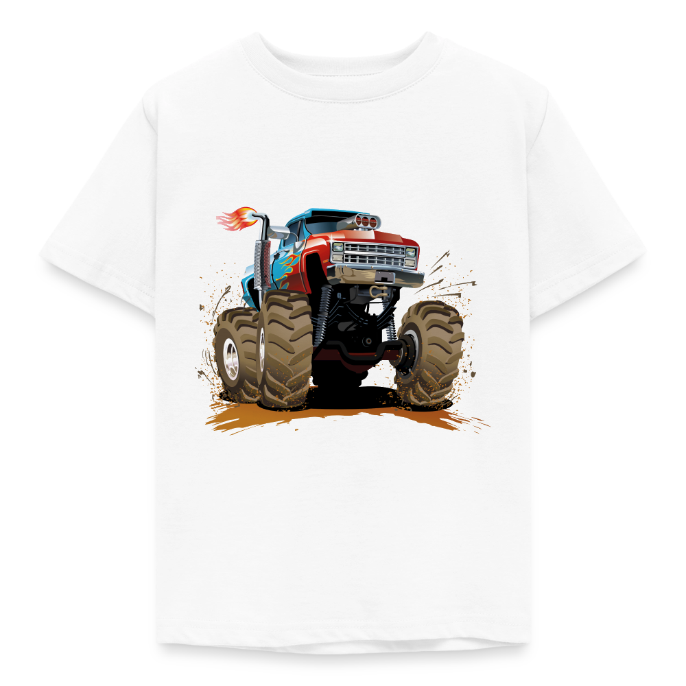 Monstertruck Kinder T-Shirt - white