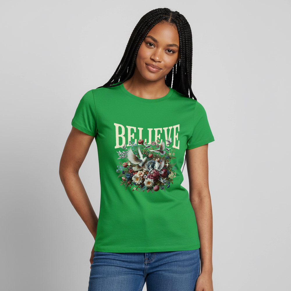 BELIEVE T-Shirt - kelly green