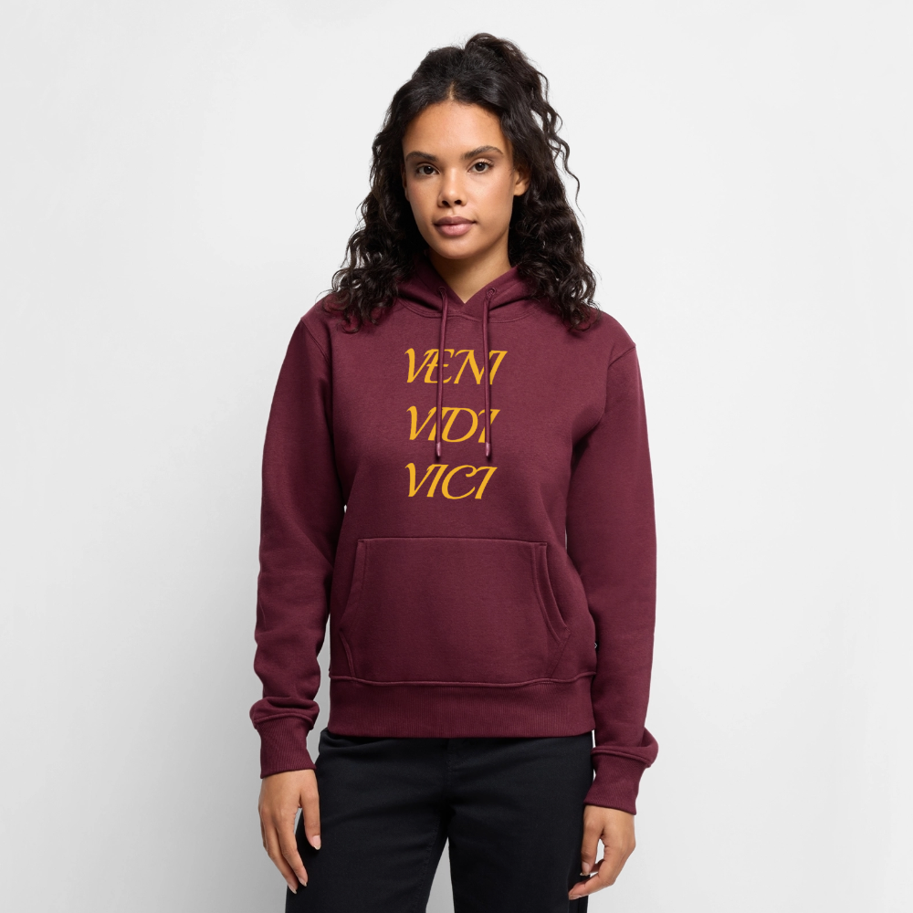 Veni, vidi, vici Premium Hoodie - burgundy