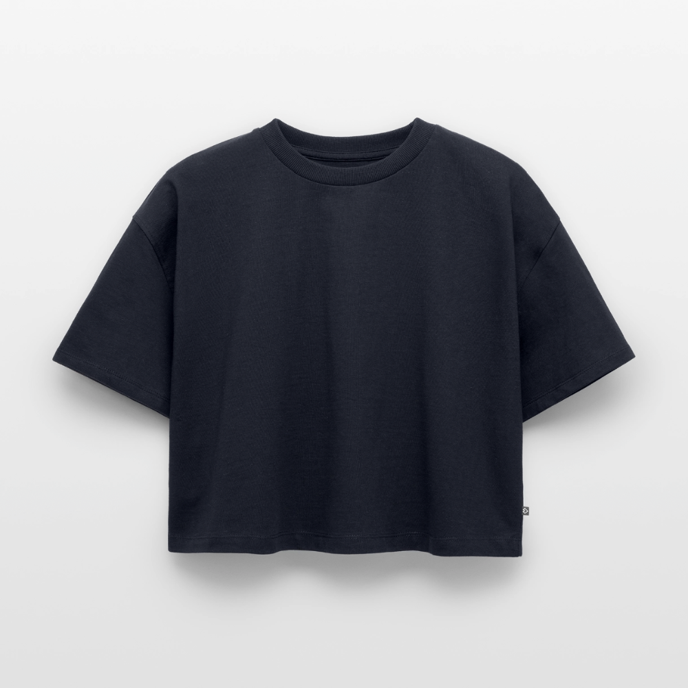 Cropped Premium T-Shirt - navy
