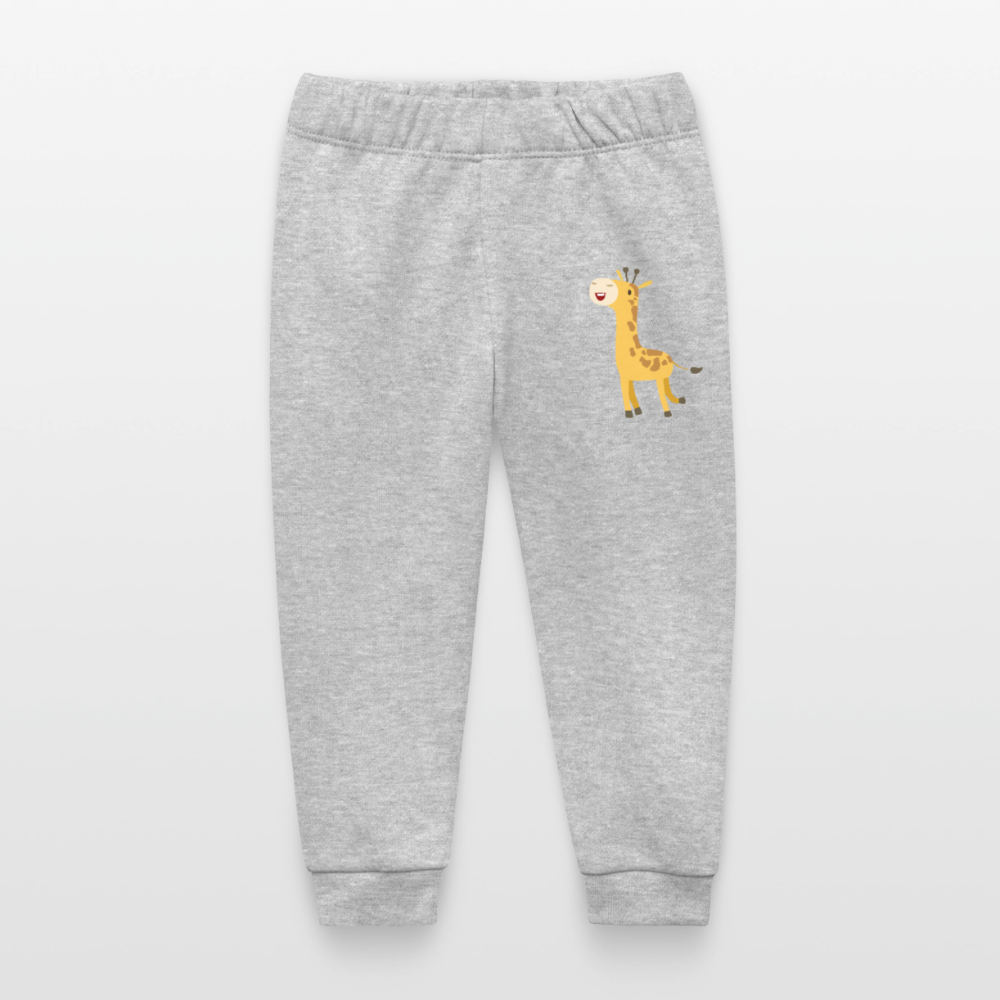 Giraffe Premium  Baby Jogginghose - heather grey