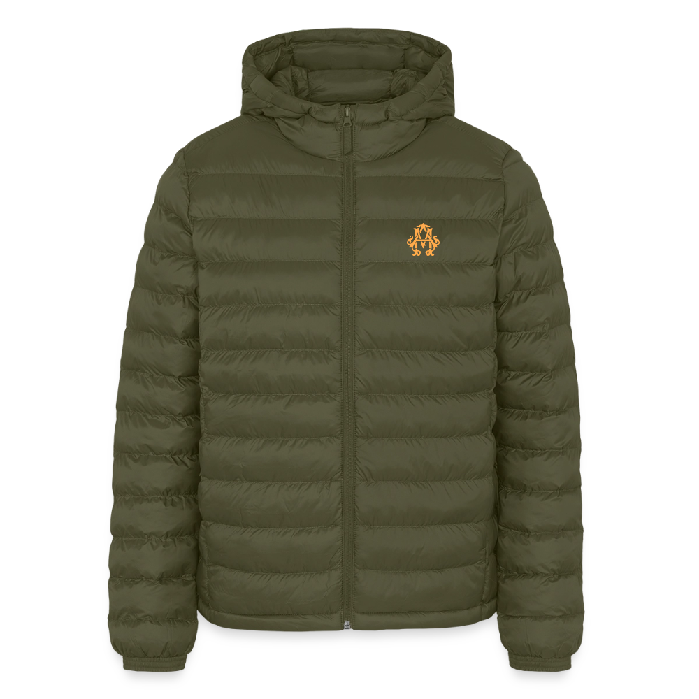 adligemotivations Logo Puffer Winterjacke - khaki