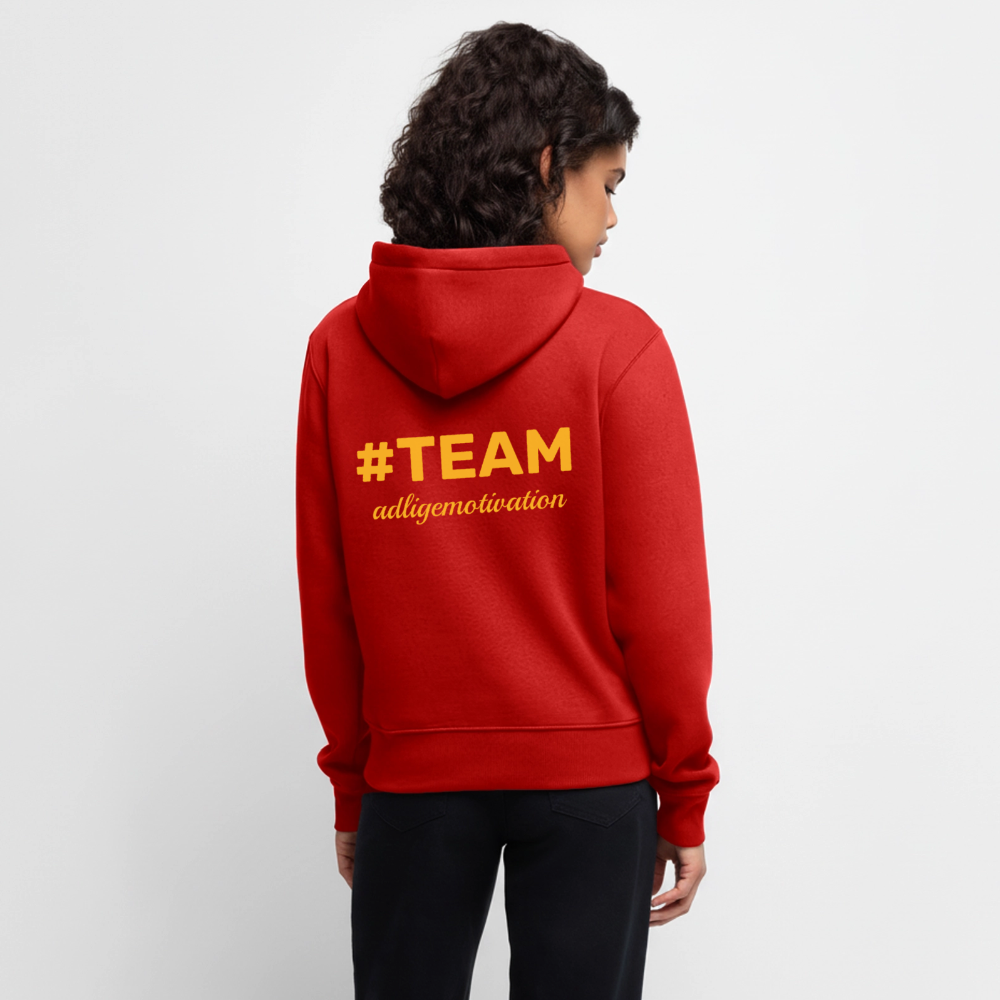 #TEAM adligemotivation Premium Logo Hoodie - red