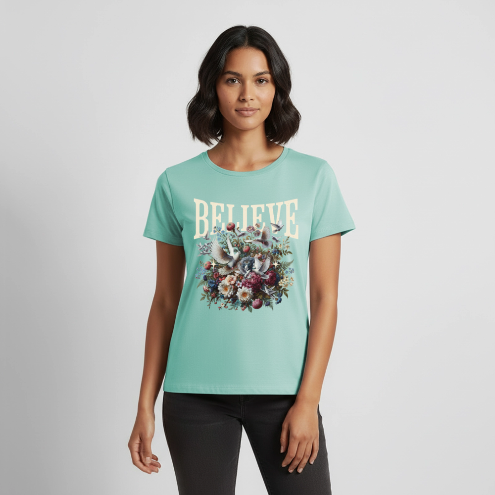 BELIEVE Premium T-Shirt - mint 