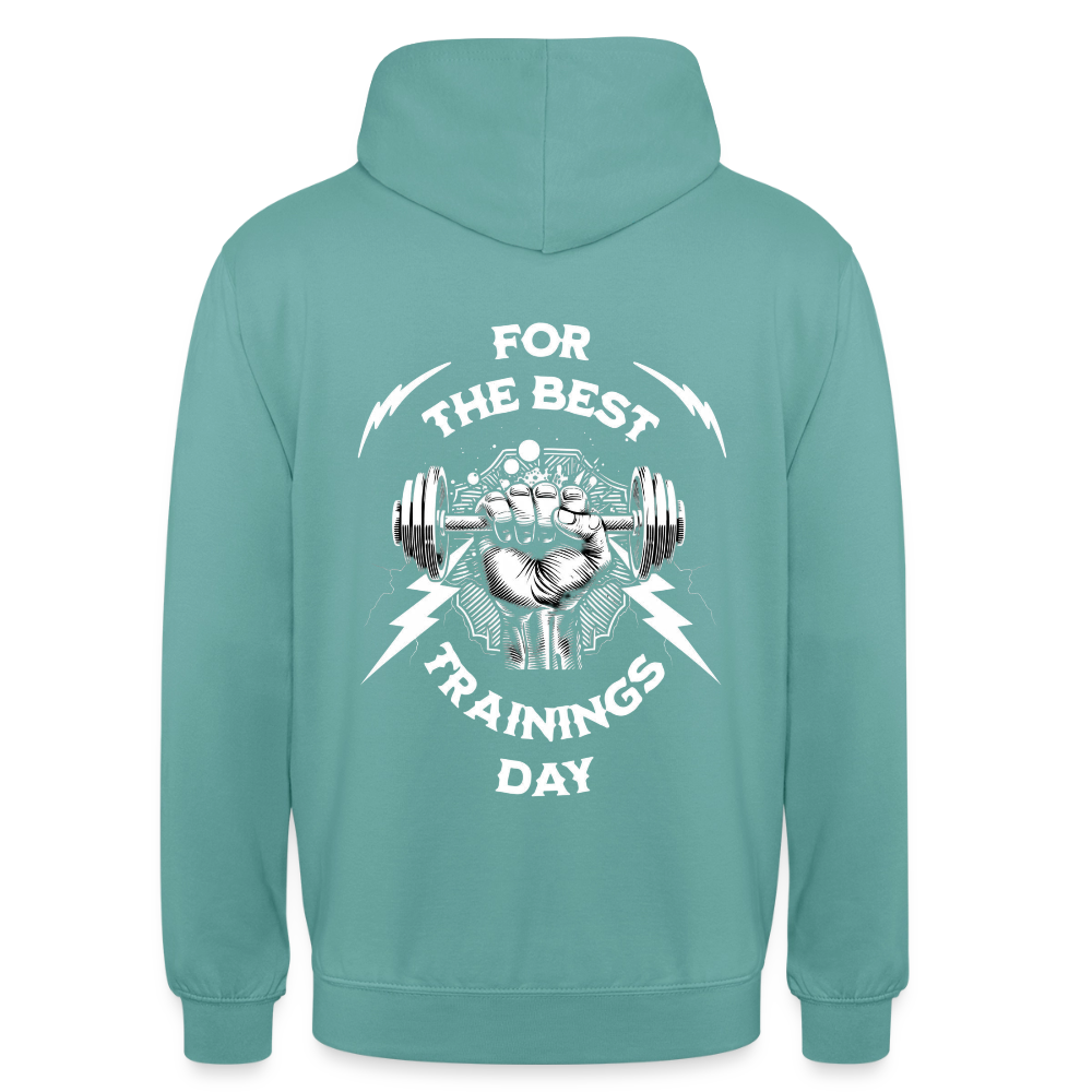 FOR THE BEST Hoodie - pastel turquoise