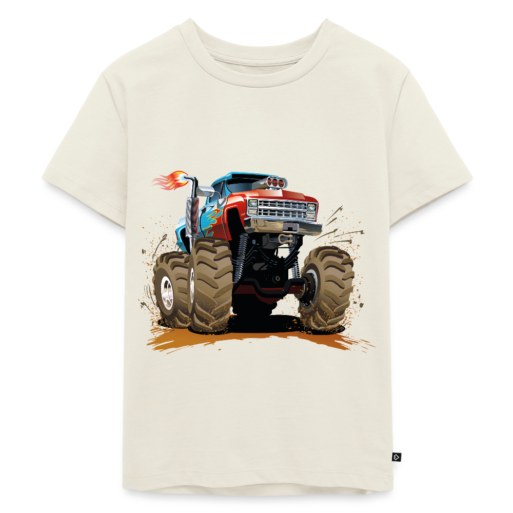 Monstertruck Premium Kinder T-Shirt - off white