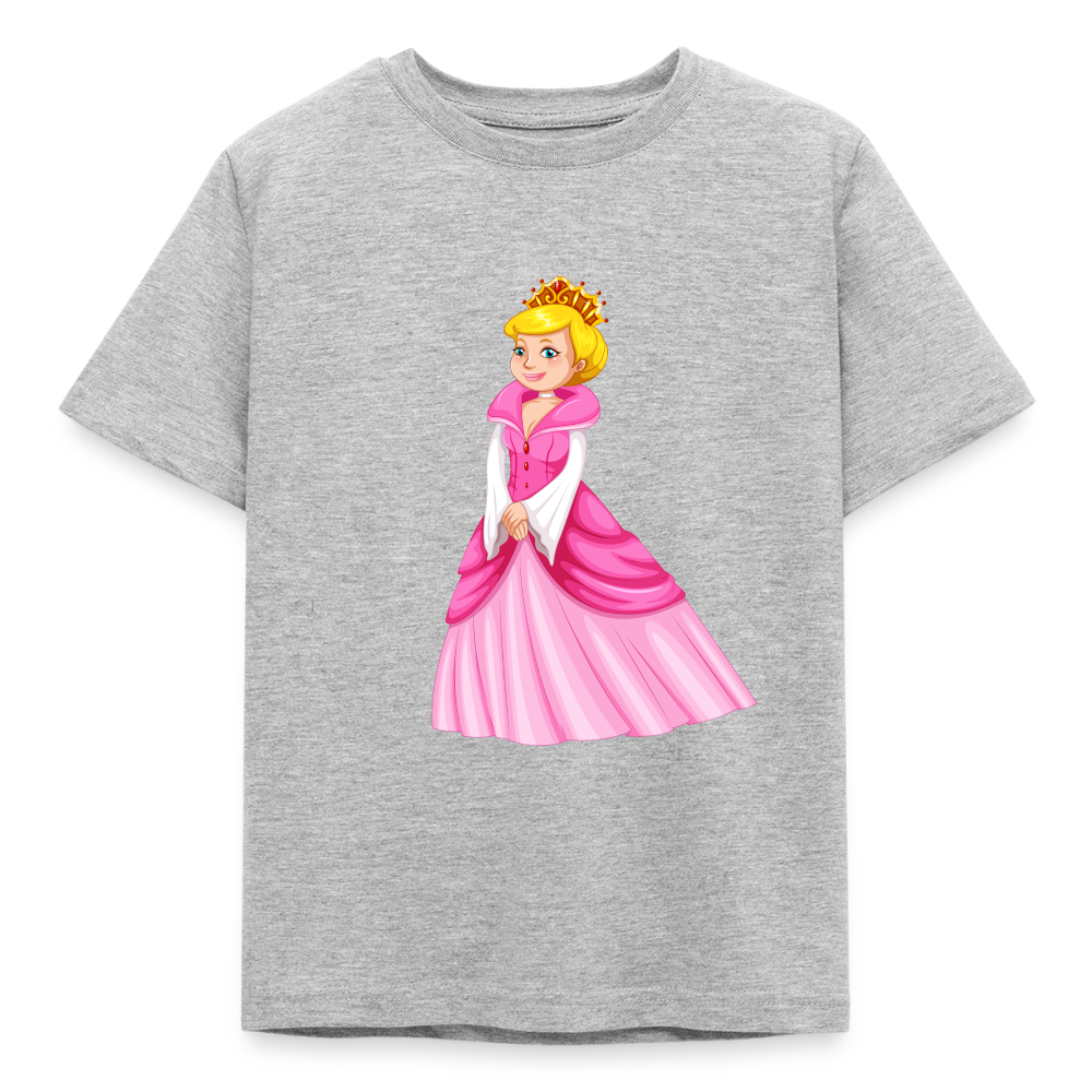 Prinzessin Kinder T-Shirt - heather grey