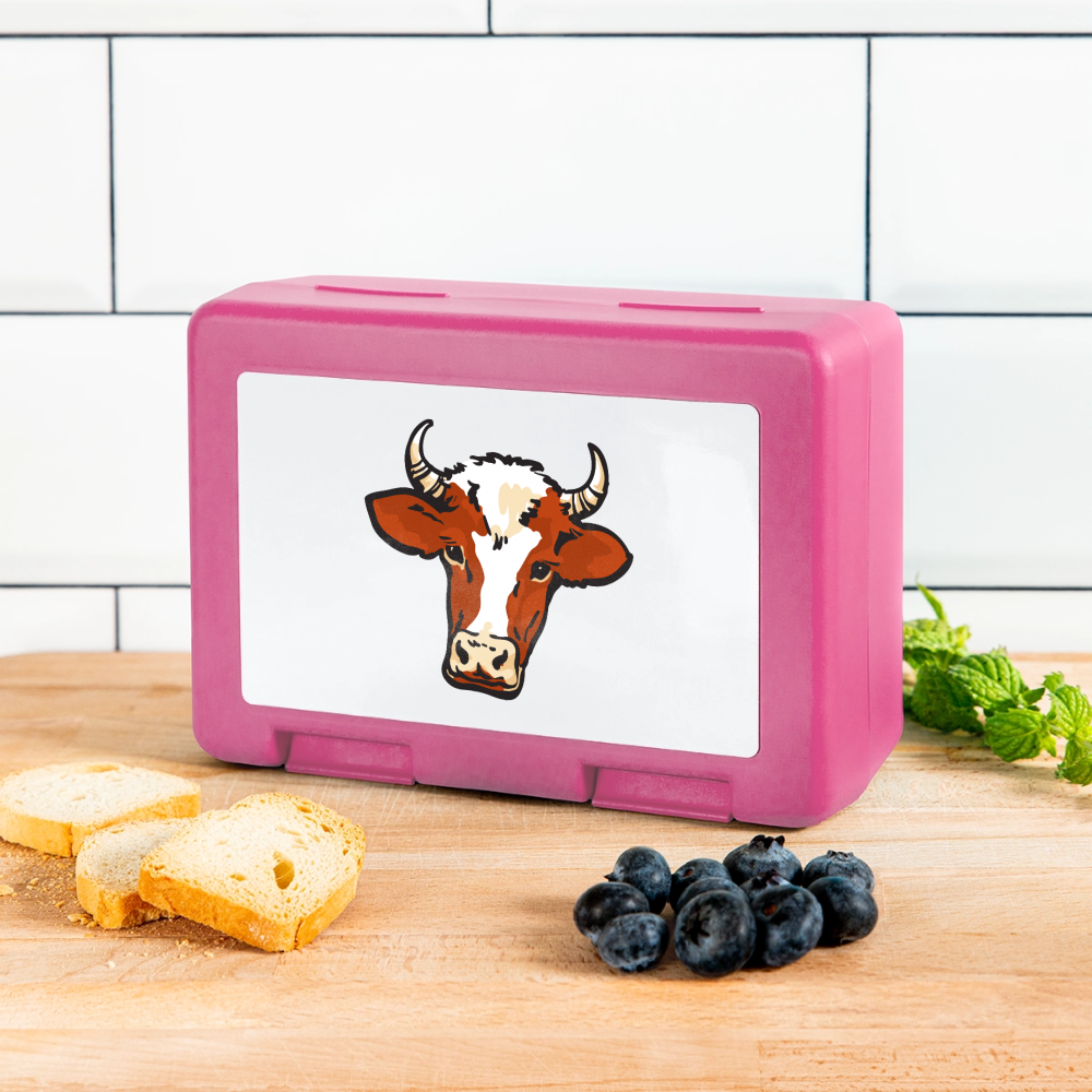 Stier Brotdose - pink
