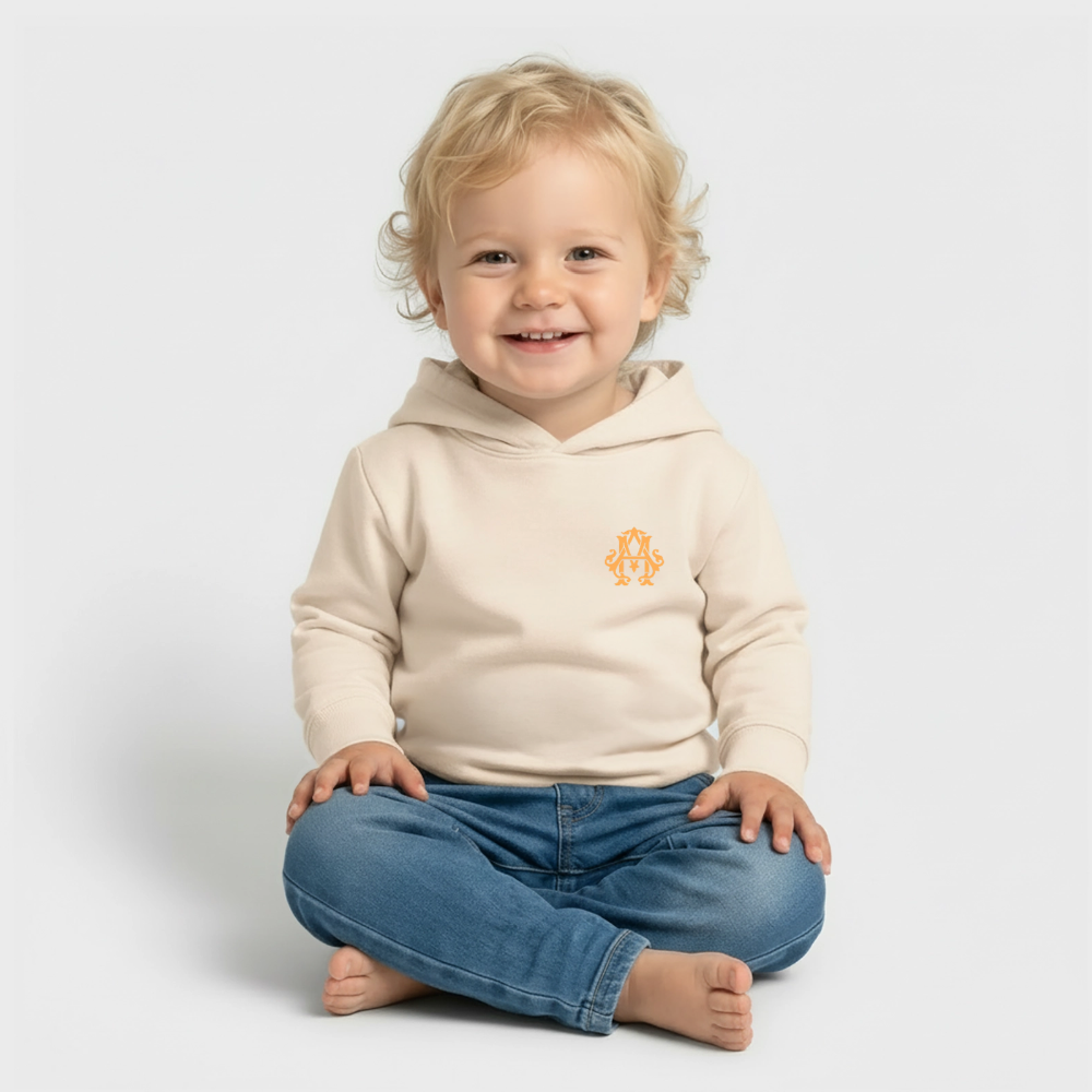 adligemotivation Premium Logo Baby Hoodie - soft Ecru