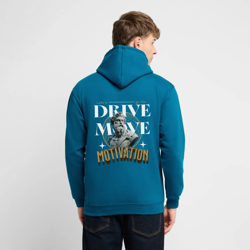 Motivation Hoodie - deep sea blue 