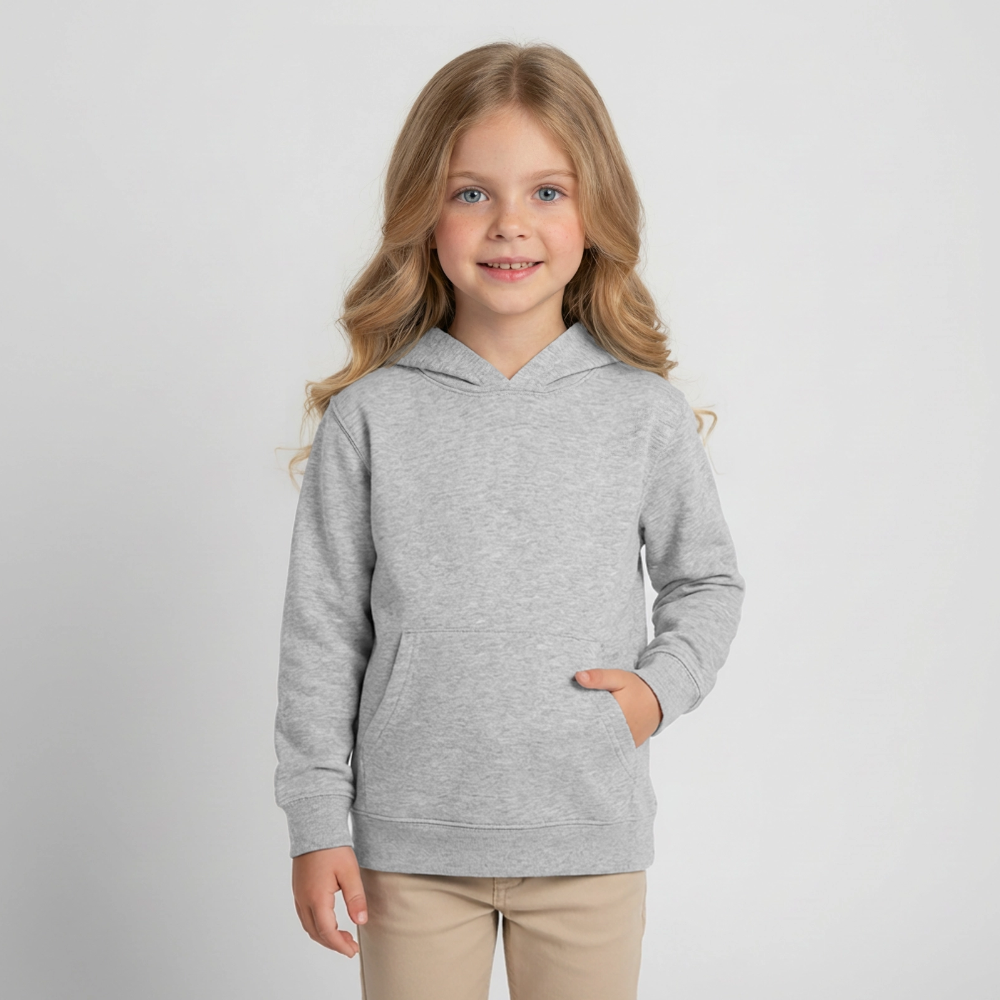 Hunde mit Brille Premium Kinder Hoodie - heather grey