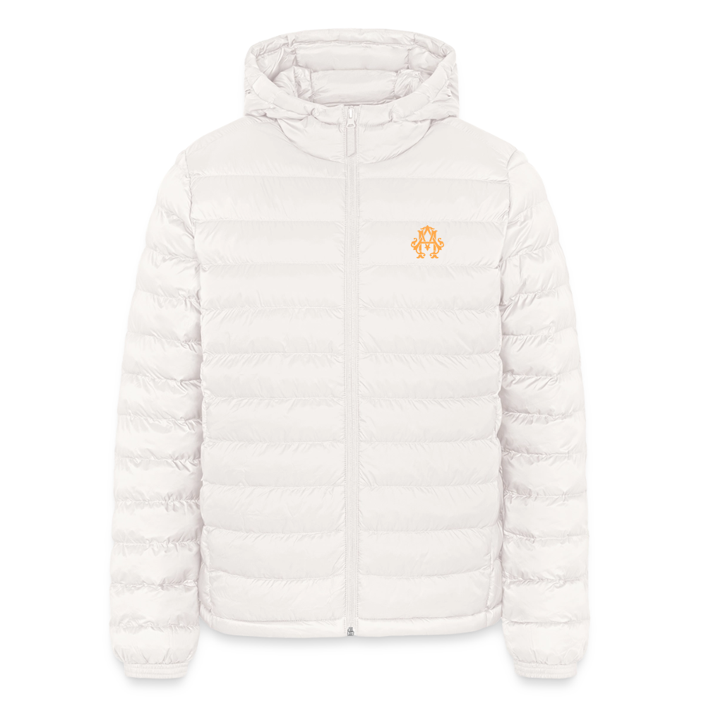 adligemotivations Logo Puffer Winterjacke - off white
