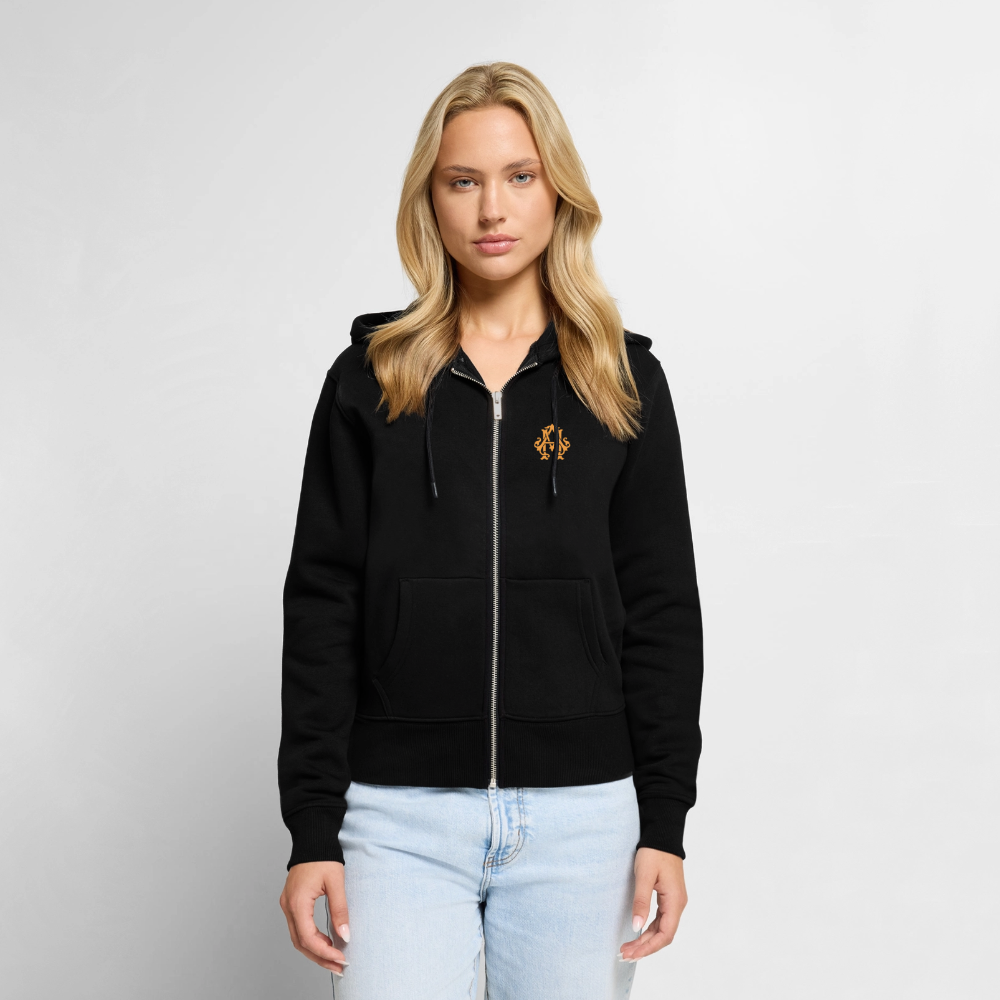 #TEAM adligemotivation Premium Logo Sweatjacke - black