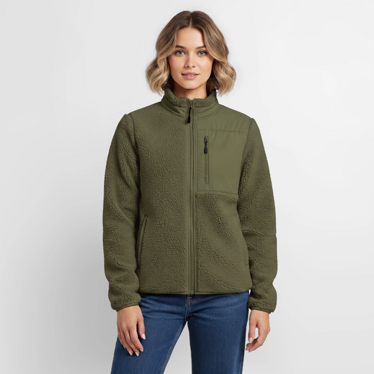Sherpajacke - khaki