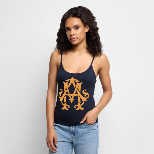 adligemotivations Premium Logo Spaghetti Strap Top - navy