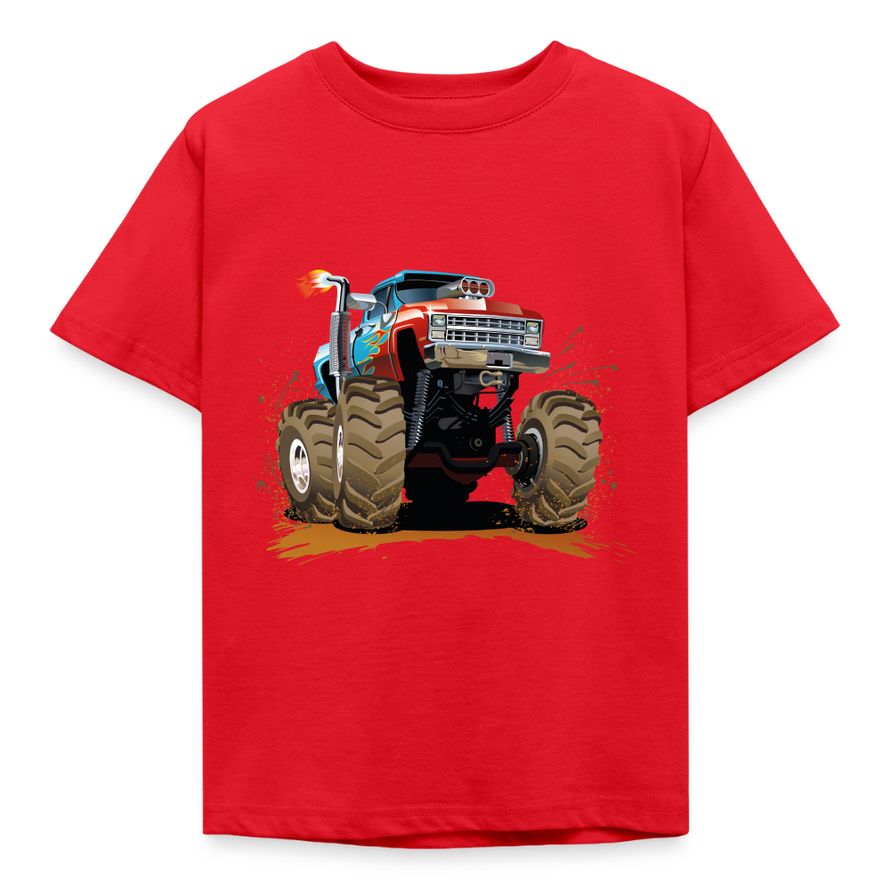 Monstertruck Kinder T-Shirt - red