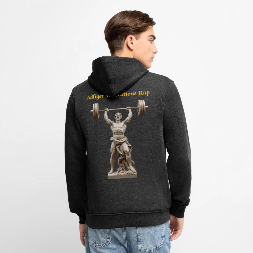 A.M.R Premium Hoodie - heather anthracite