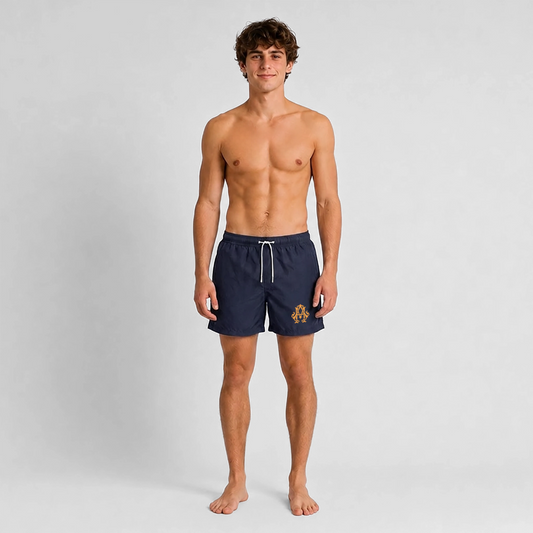 adligemotivations Logo Badeshorts - french navy