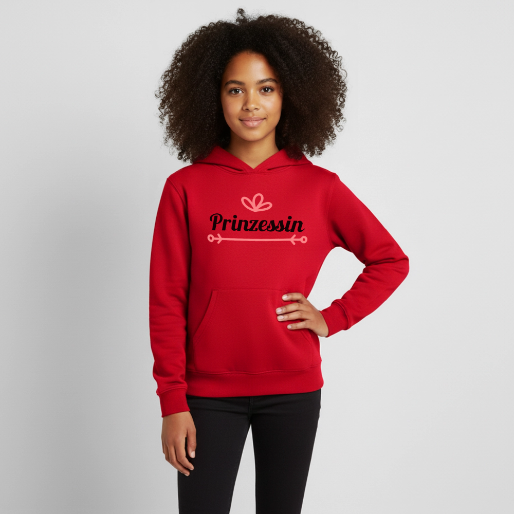 Prinzessin Premium Teenager Hoodie - red