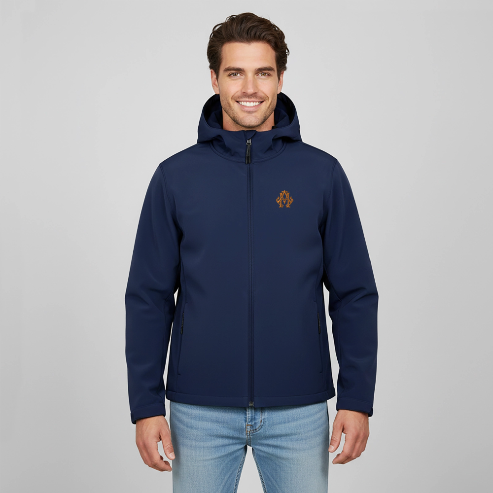adligemotivation Logo Softshelljacke - navy