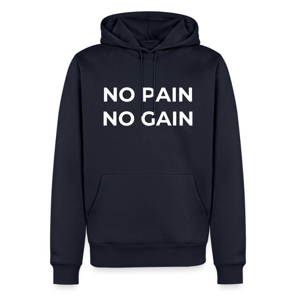NO PAIN NO GAIN Premium Hoodie - navy