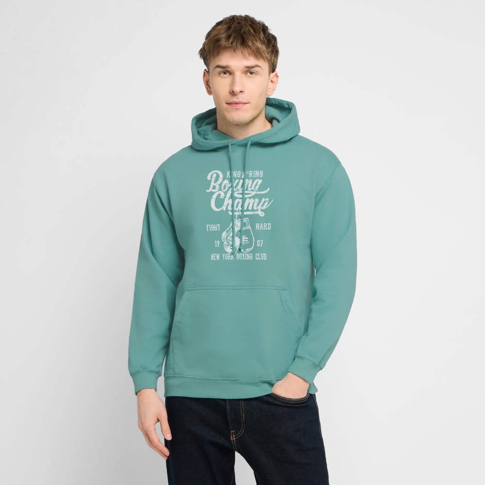 Boxing Champ Hoodie - pastel turquoise