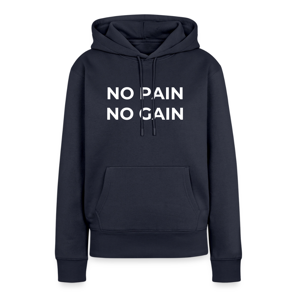 NO PAIN NO GAIN Premium Hoodie - navy