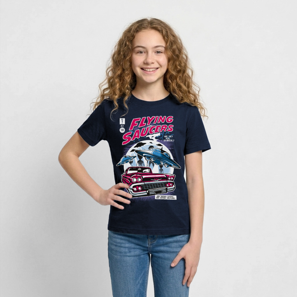 FLYING SAUCERS Teenager T-Shirt - navy