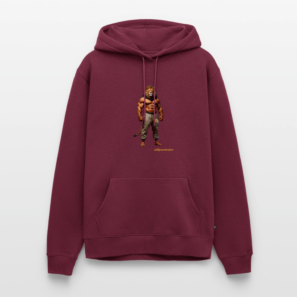 Löwenmann Motivations Premium Hoodie - burgundy