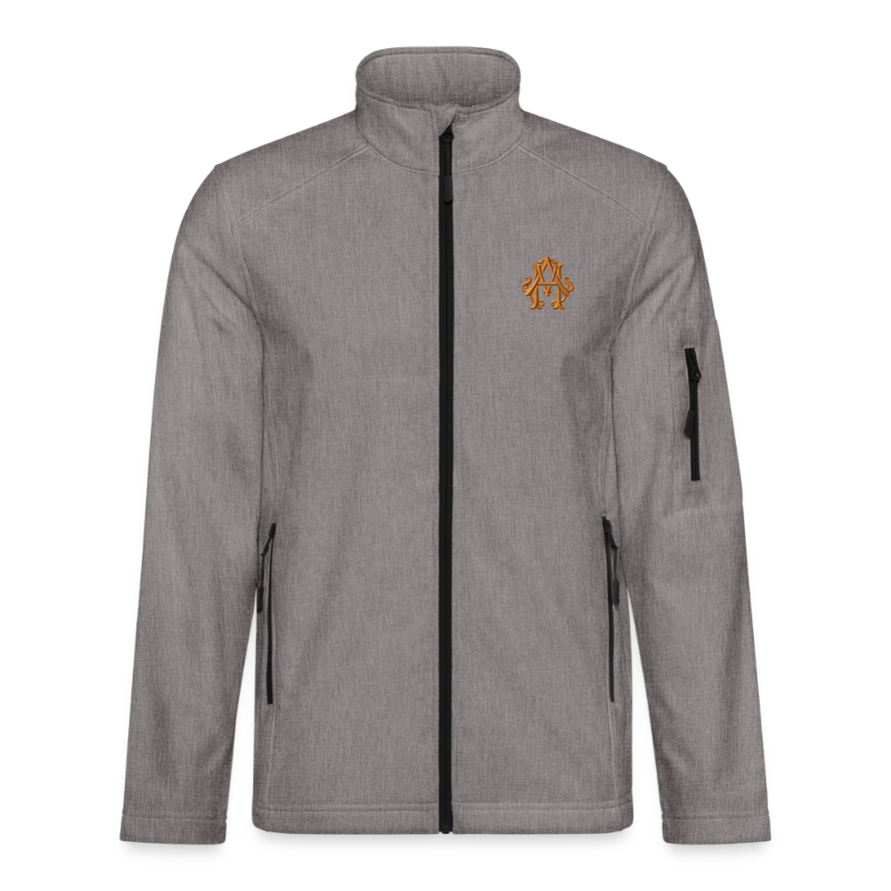 adligemotivations Logo Softshelljacke - heather grey