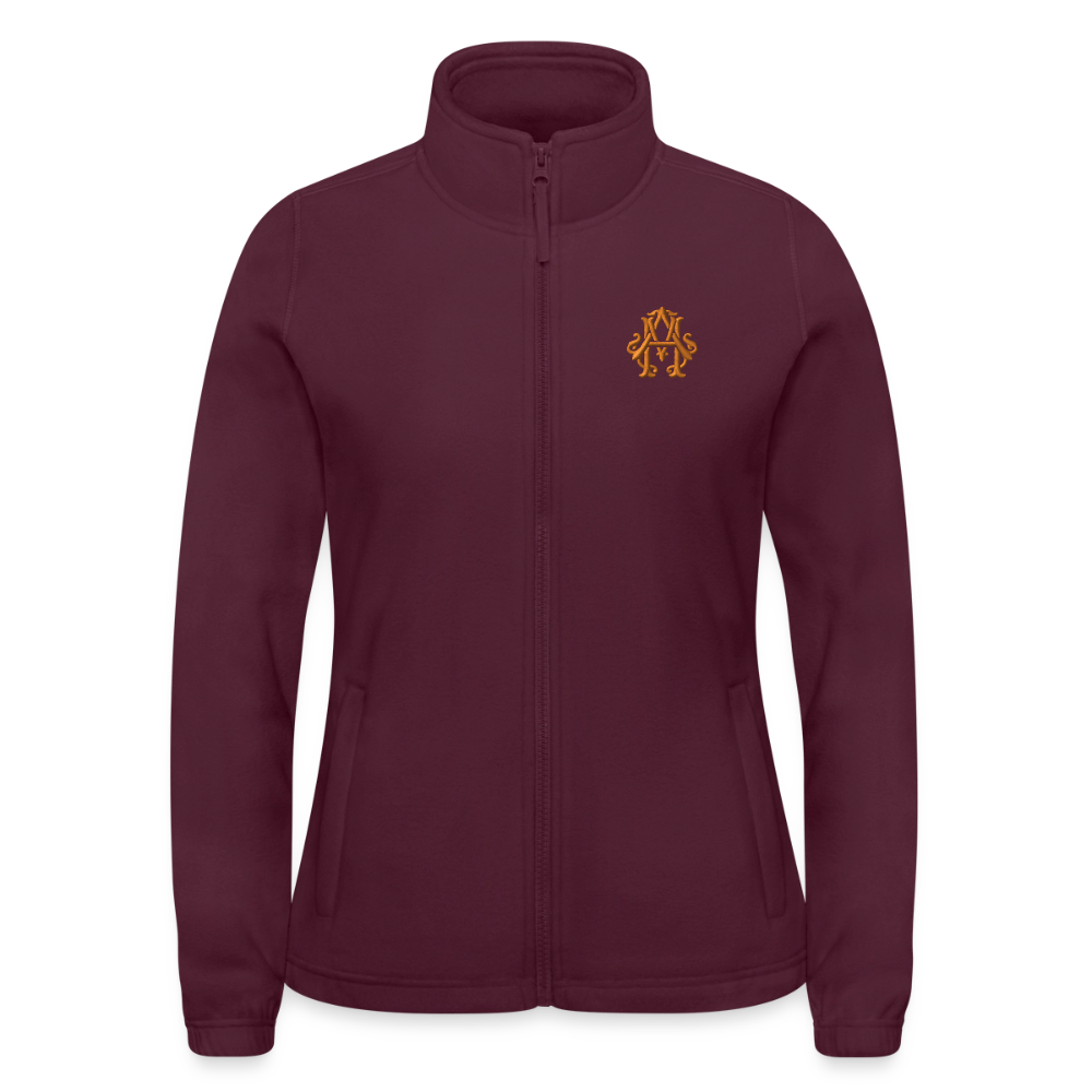 adligemotivation Fleecejacke North - burgundy