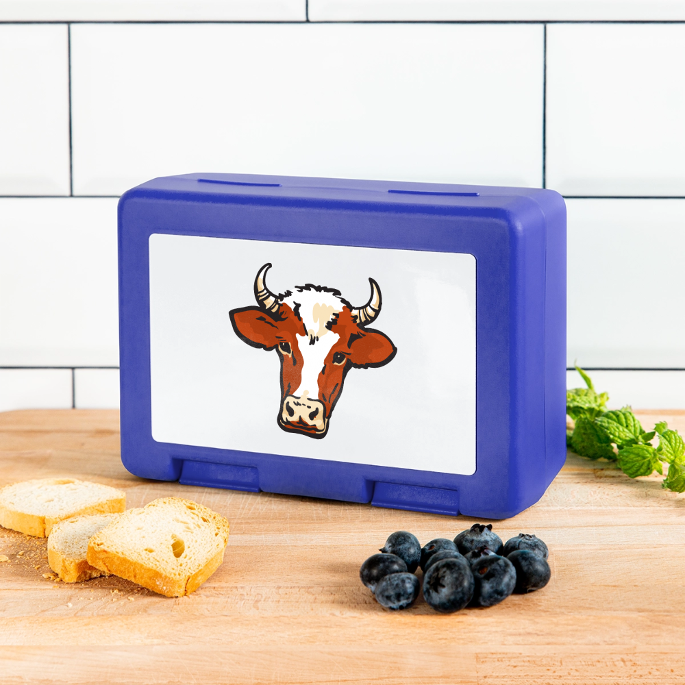Stier Brotdose - royal blue