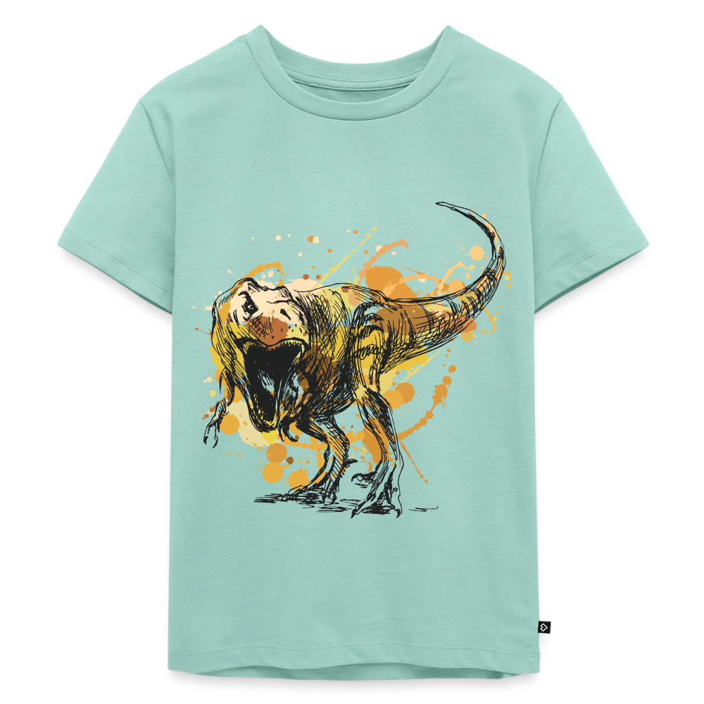 Dinosaurier Premium Kinder T-Shirt - mint 