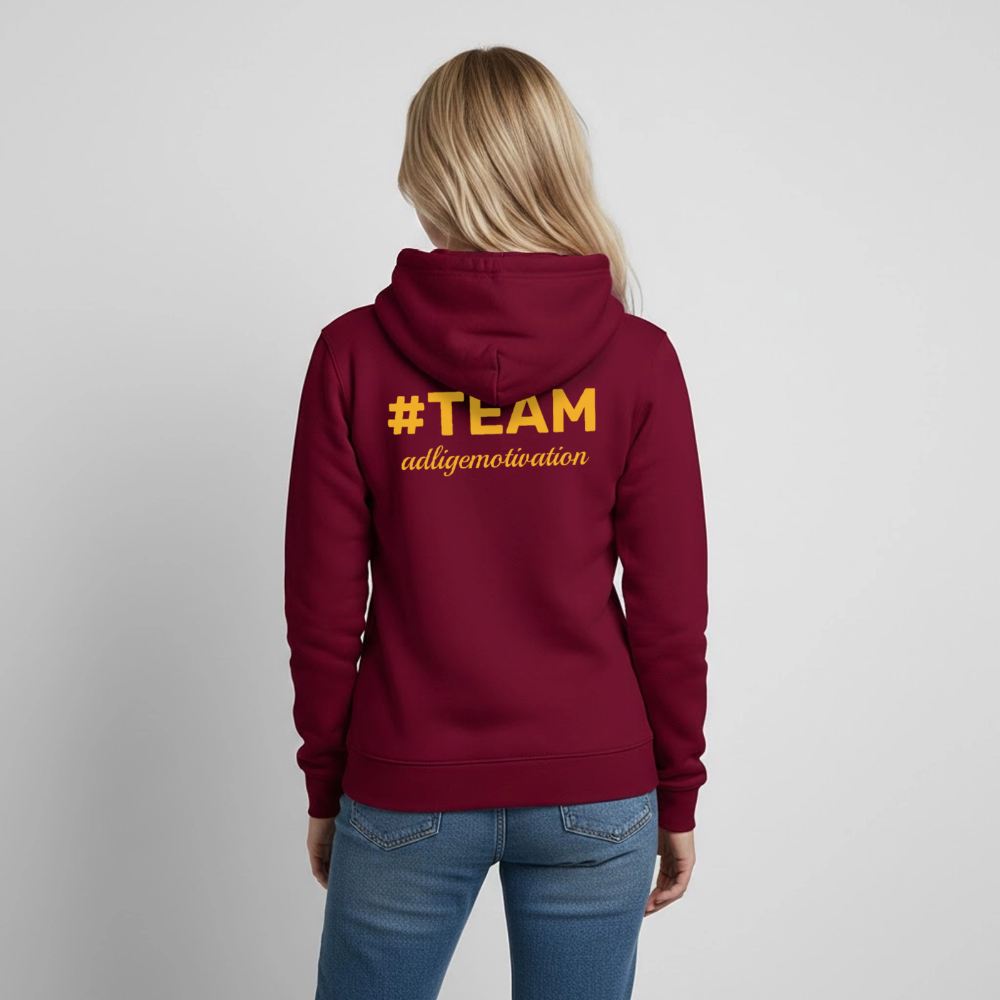 #TEAM adligemotivation Logo Hoodie - bordeaux