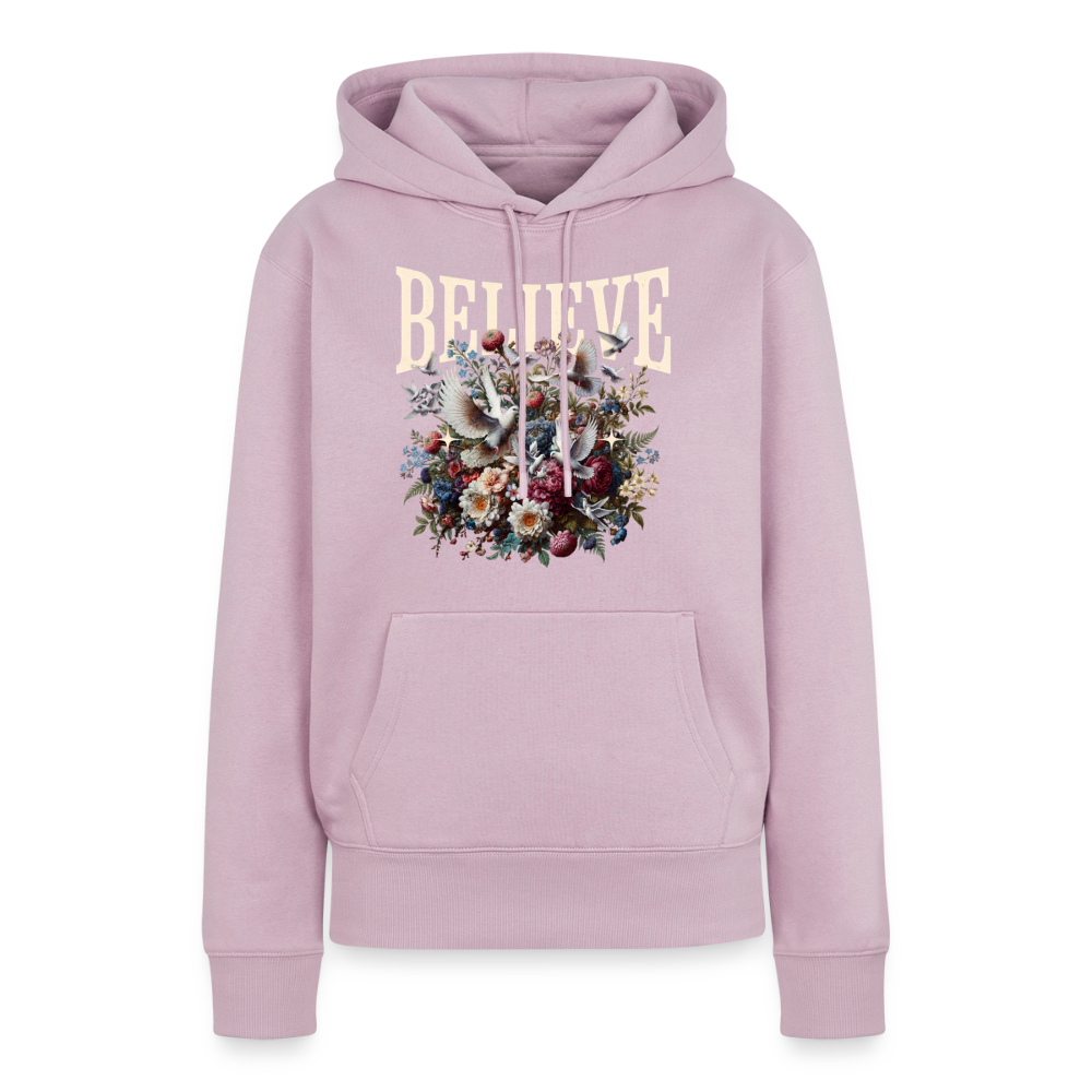BELIEVE Premium Hoodie - dusky pink