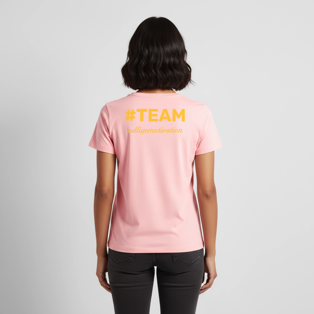 #TEAM adligemotivation Premium Logo T-Shirt - rose