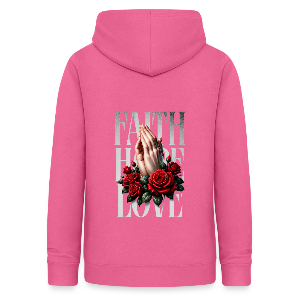 FAITH, HOPE, LOVE Hoodie - pink
