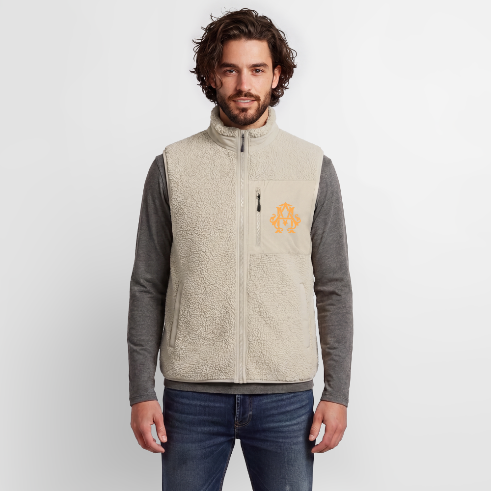 adligemotivations Logo Sherpa - Weste - beige