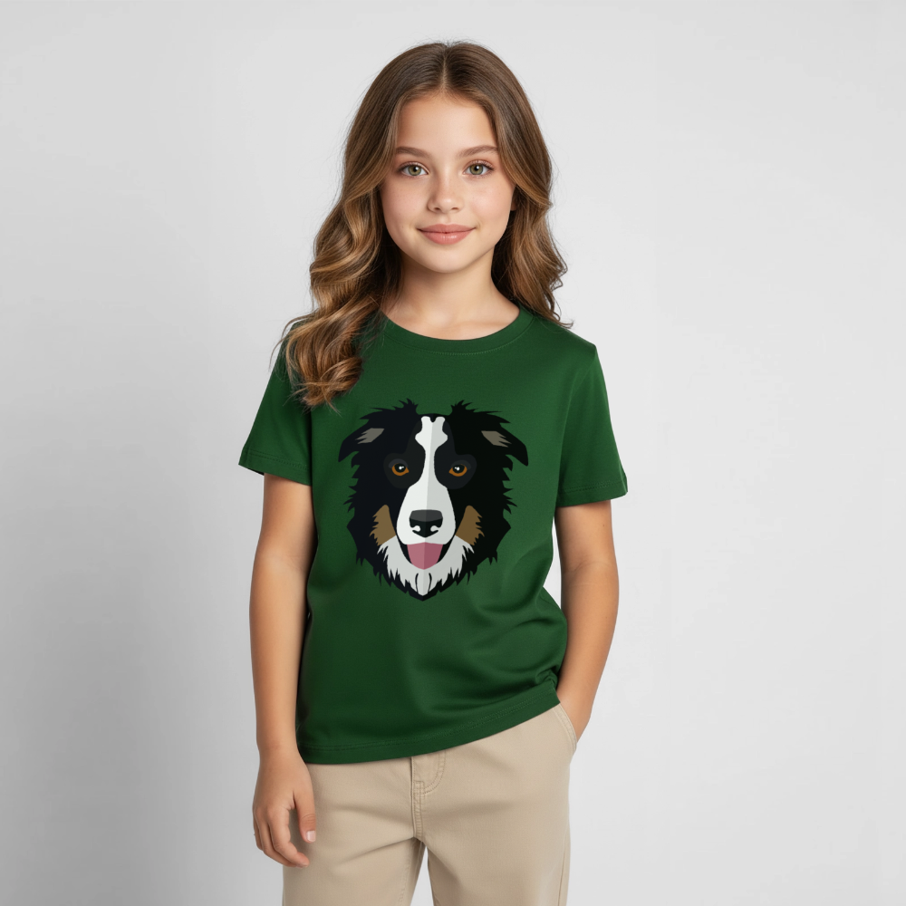 Hund Kinder T-Shirt - forest green