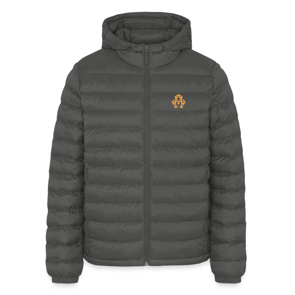 adligemotivations Logo Puffer Winterjacke - anthracite