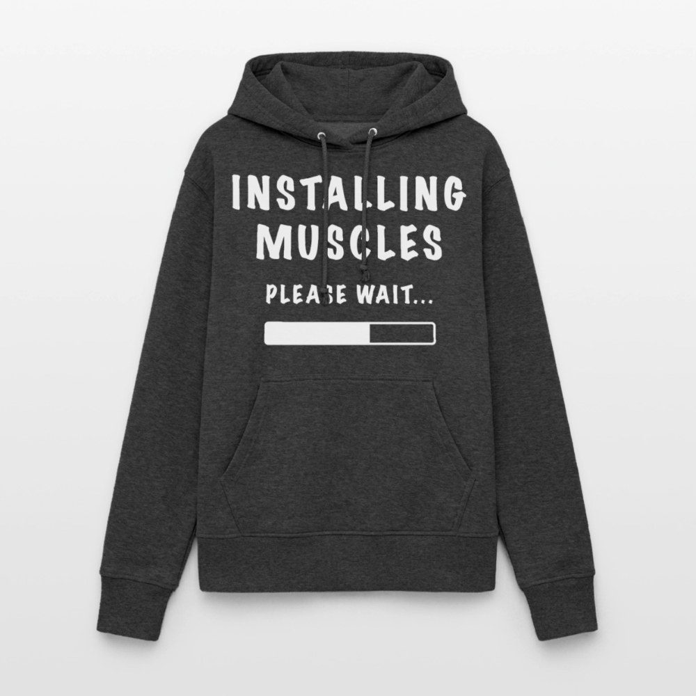 INSTALLING MUSCLES Hoodie - charcoal grey