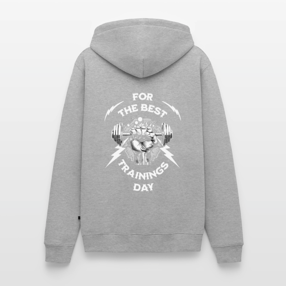 FOR THE BEST Premium Hoodie - heather grey