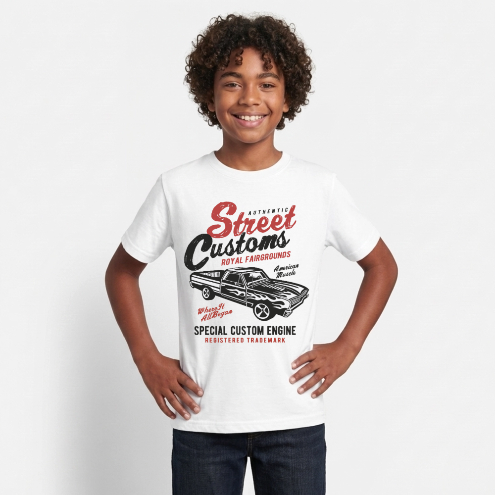 STREET CUSTOMS Teenager T-Shirt - white