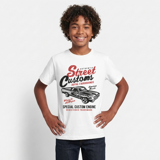 STREET CUSTOMS Teenager T-Shirt - white
