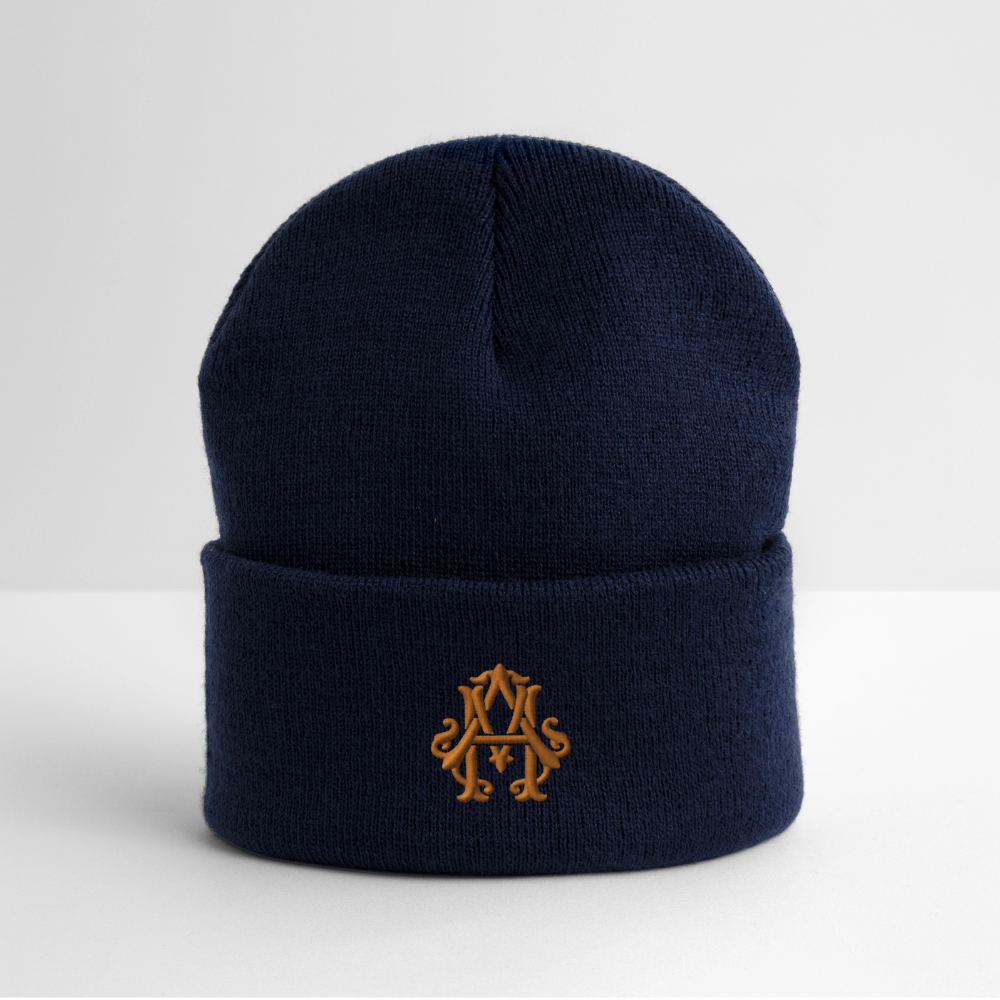 adligemotivations Logo Wintermütze - navy
