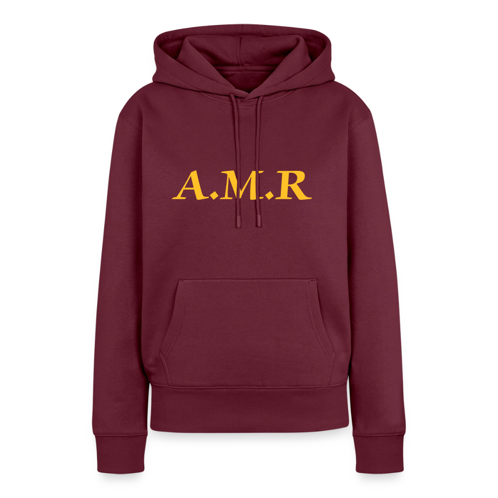 A.M.R  Premium Hoodie Woman - burgundy
