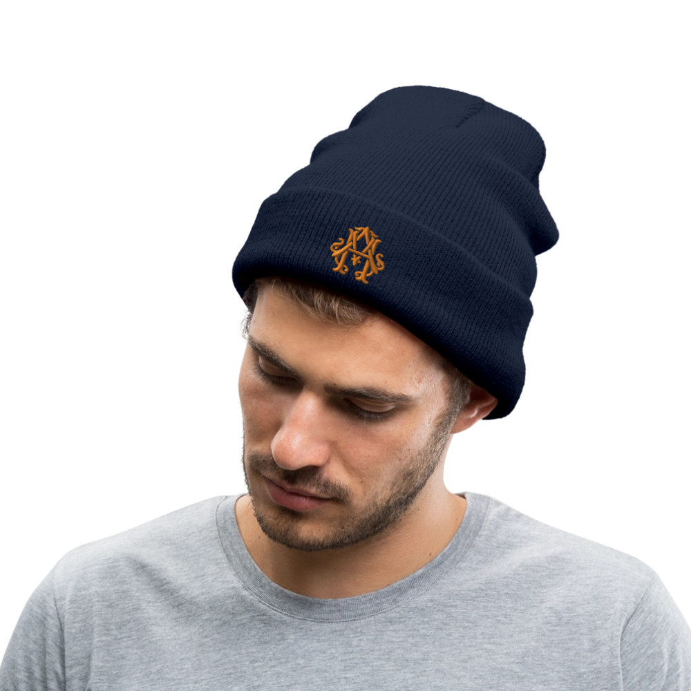 adligemotivations Logo Wintermütze - navy