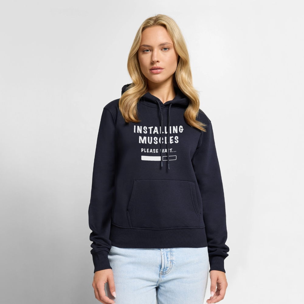 INSTALLING MUSCLES Premium Hoodie - navy